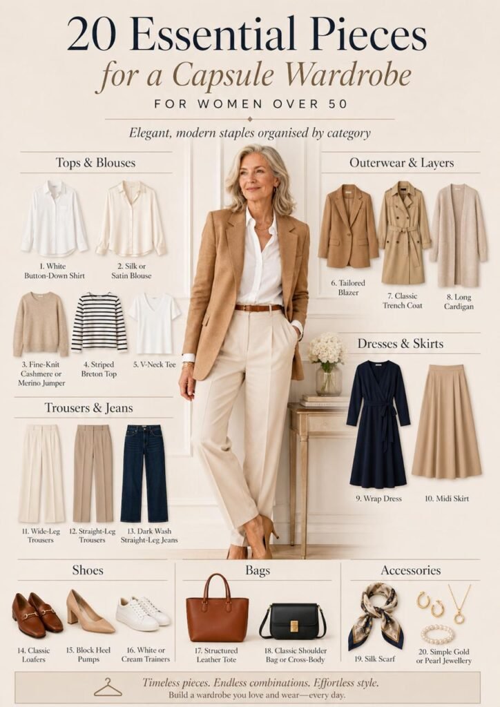 Capsule Wardrobe for Women Over 50: The Ultimate Age-Specific Styling Guide