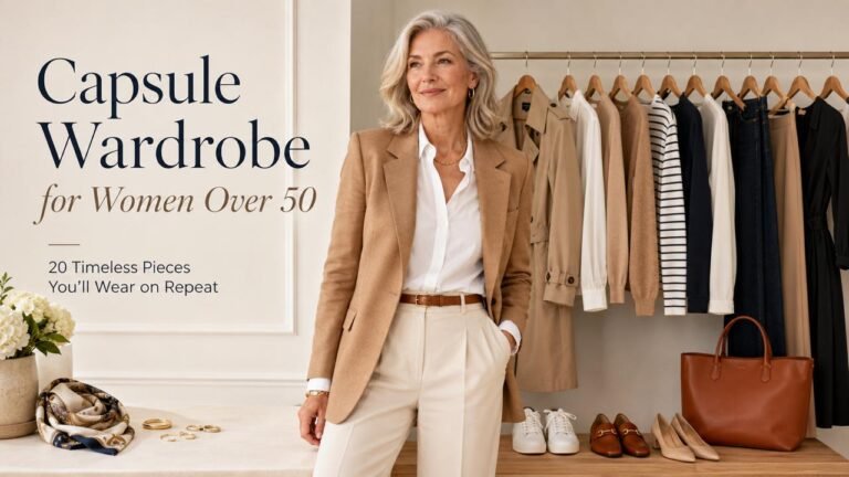 Capsule Wardrobe for Women Over 50: The Ultimate Age-Specific Styling Guide