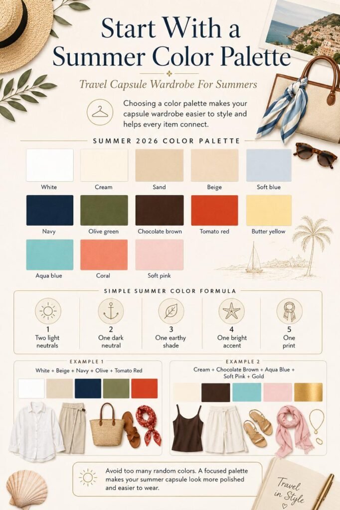 Summer Capsule Wardrobe: The Ultimate Guide for Women’s Travel, Beach & Europe Vacations