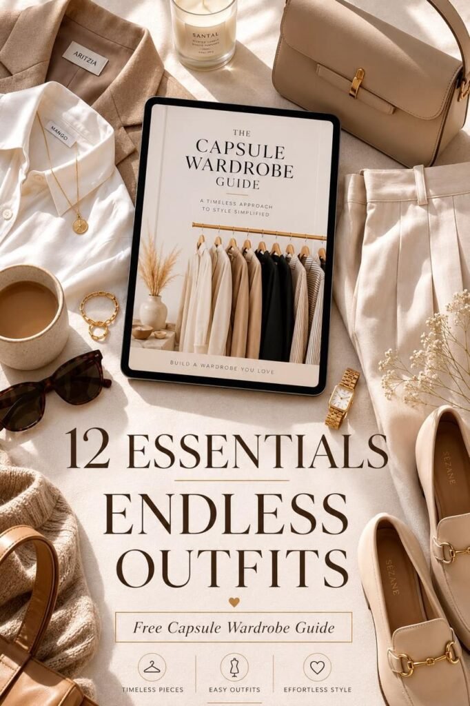 Capsule Wardrobe Guide: Basics, Essentials, Staples, Checklist, Rules, Formulas & Templates for Beginners